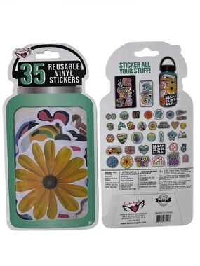 Fashion Angels Reusable Vinyl Sticker Pack of 35